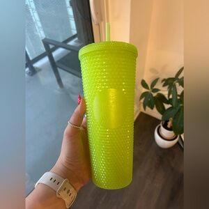 Starbucks Fall 2022 GLOW in the Dark Lemongrass bling cup / tumbler